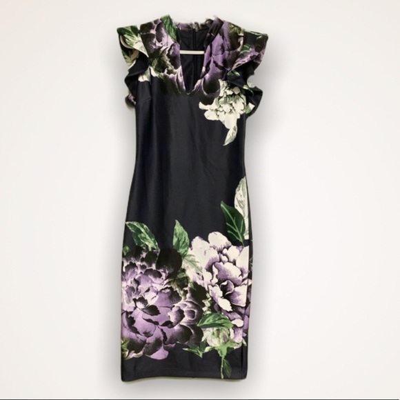 New York & Company Dresses & Skirts - SOLD New York Company Women Ruffled-Sleeve Dress